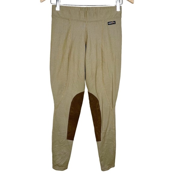 Kerrits Pants - Kerrits Womens Equestrian Fitted Riding Pants Leggings Tan Brown Size Medium